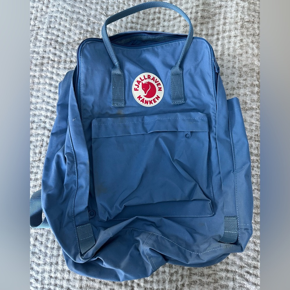 KANKEN FJALLRAVEN Kids Blue School Backpack